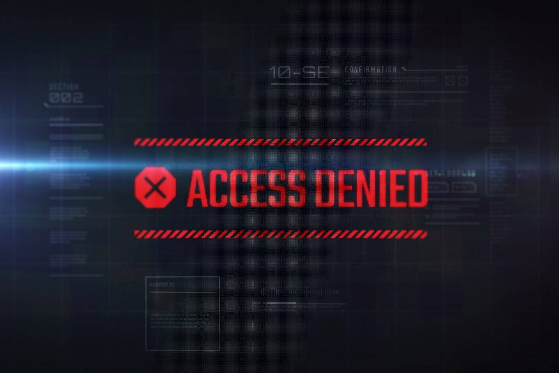 bitdefender services access denied