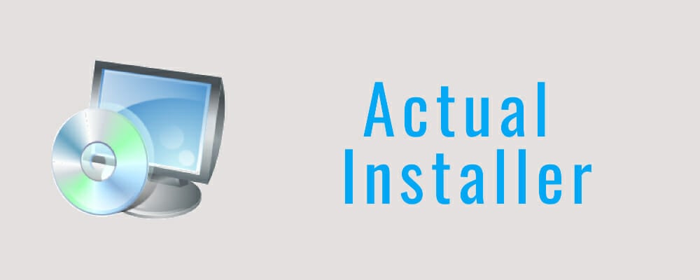 free instal Actual Installer Pro 9.6