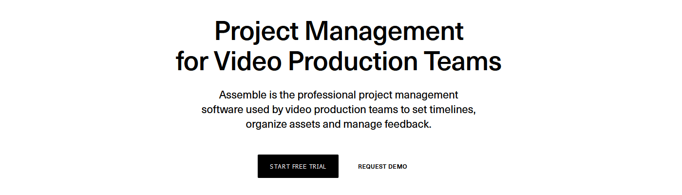 Assemble movie pre production software
