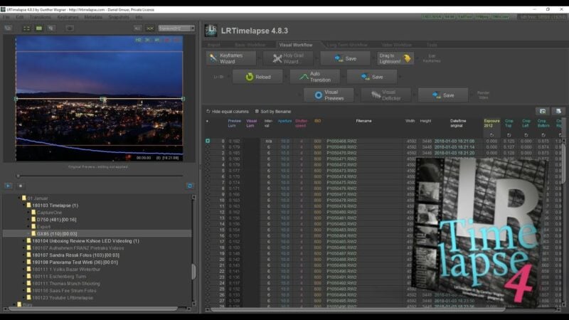 free time lapse software images