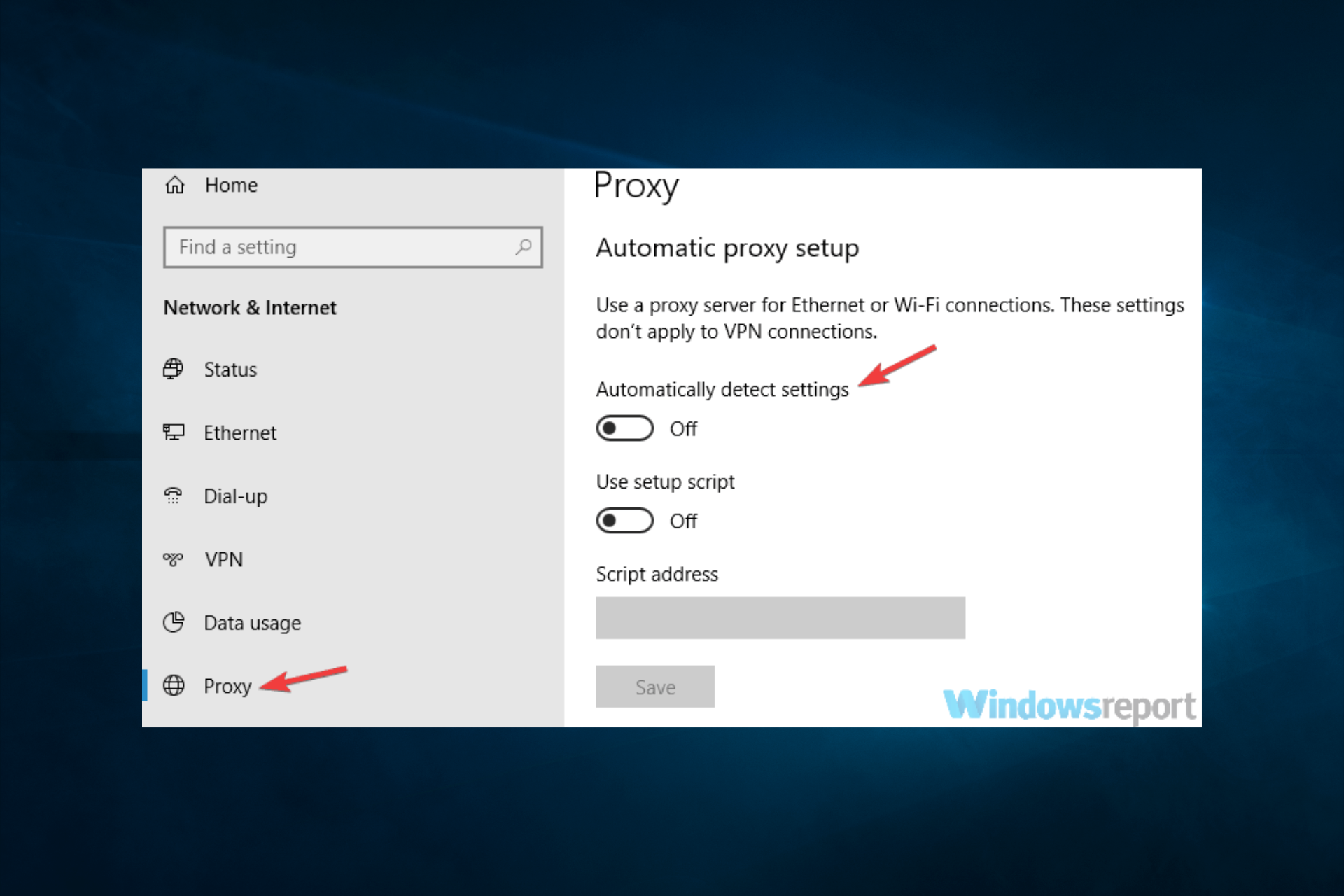 Proxy Server Keeps Turning on in Windows 10: Disable it now