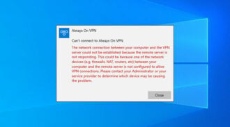 FIX: VPN error 809 on Windows 10/11