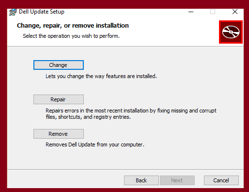 Dell Update not working Windows 10