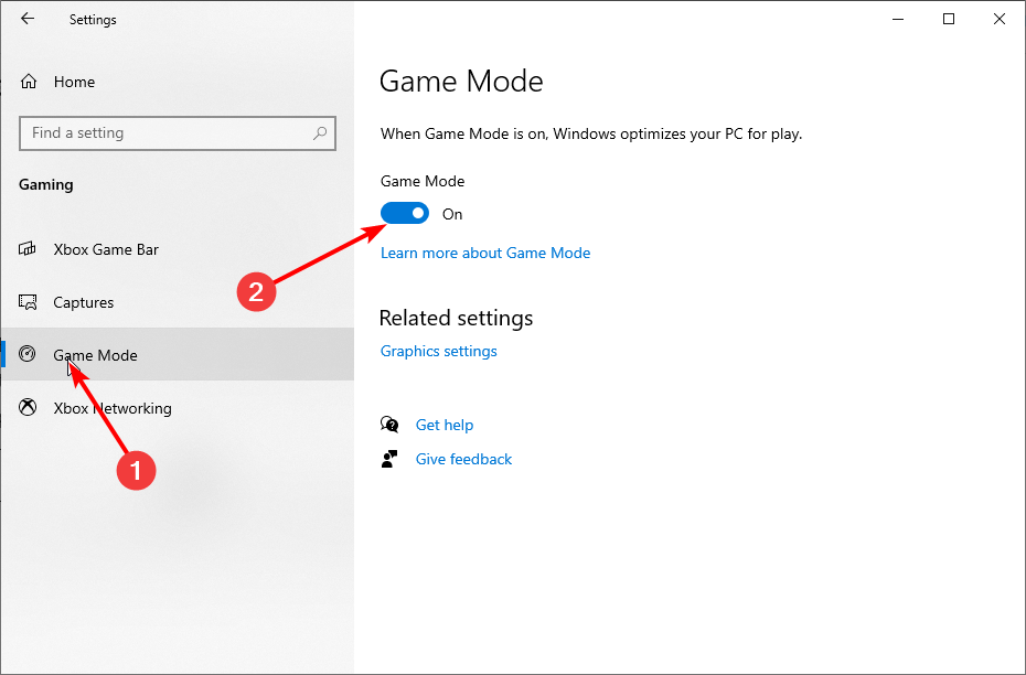 game gaming features arent available for the windows desktop