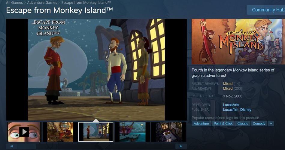 play Escape from Monkey Island