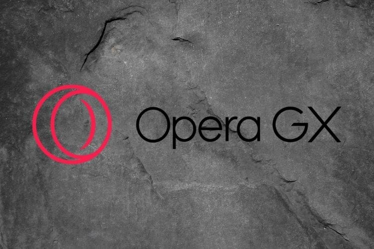 OperaGX logo facebook games not loading in browser