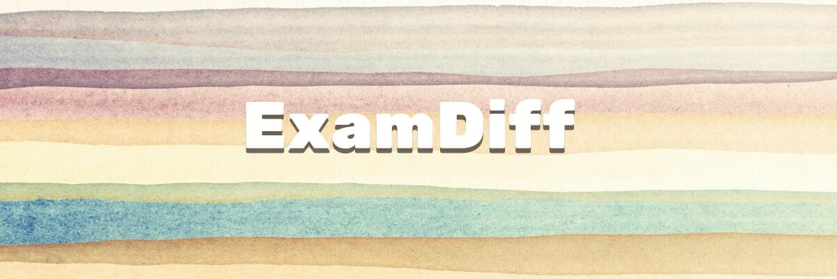 ExamDiff document comparison software