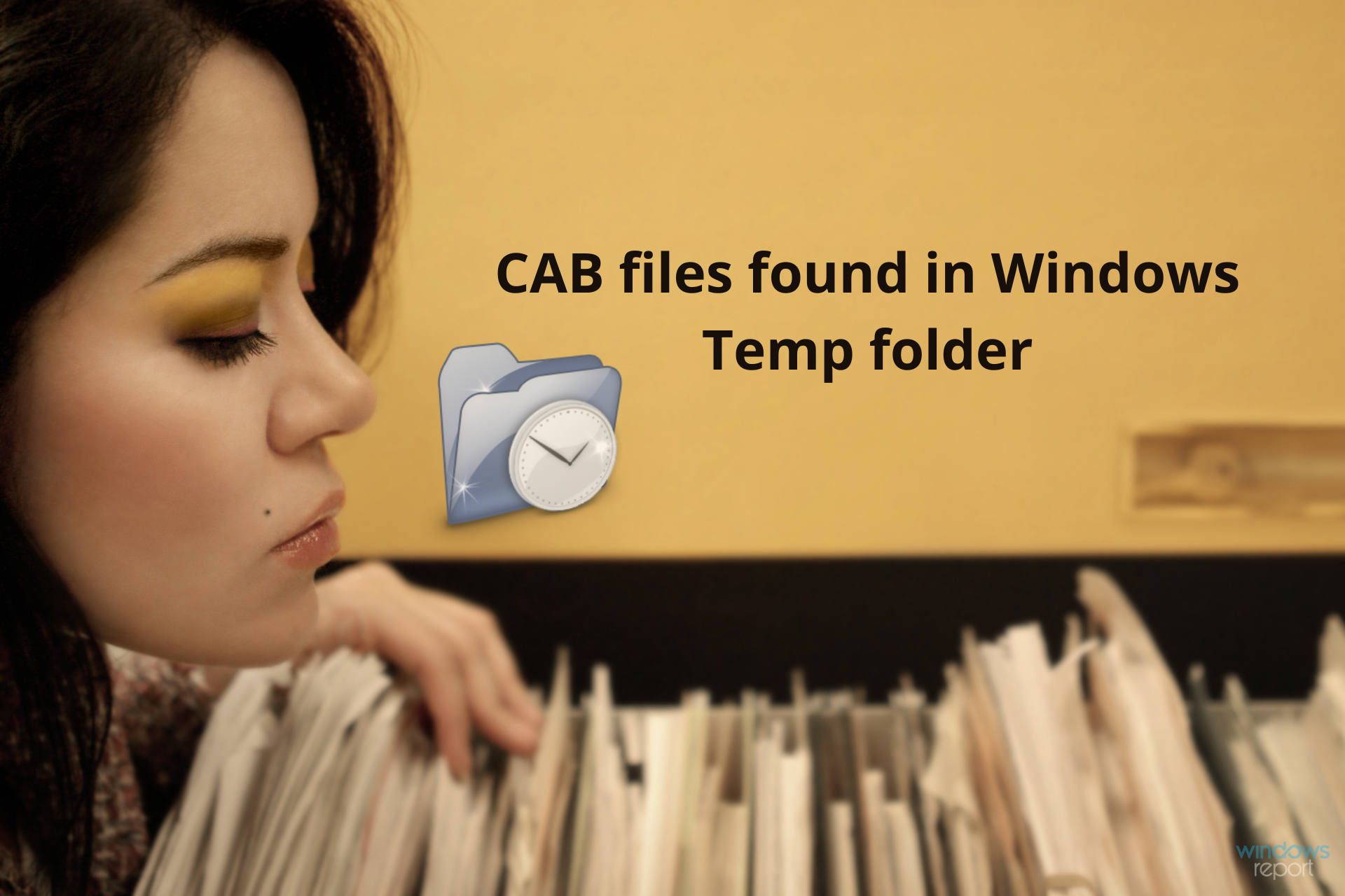 how to remove cab files in temp folder