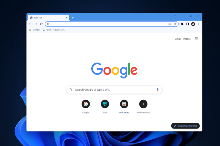 chrome-w11 images not loading in chrome
