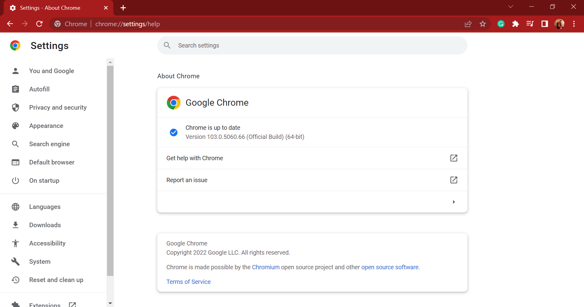 Update Chrome to fix chrome not saving bookmarks