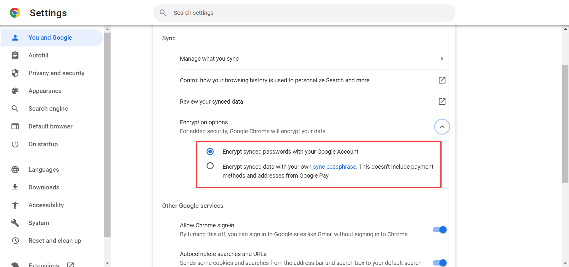 How do I sync my Google account to my laptop?
