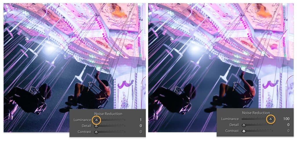 lightroom noise reduction