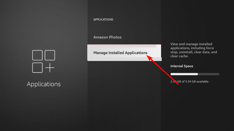 manage installed apps