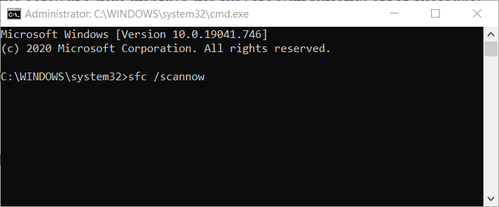 The sfc /scannow commandmsvcr90.dll missing