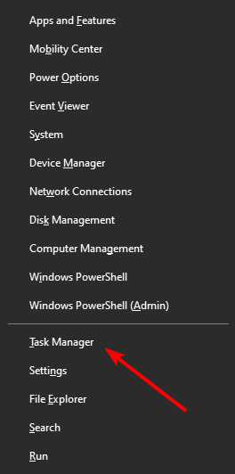 las ventanas del administrador de tareas no pueden acceder al dispositivo especificado