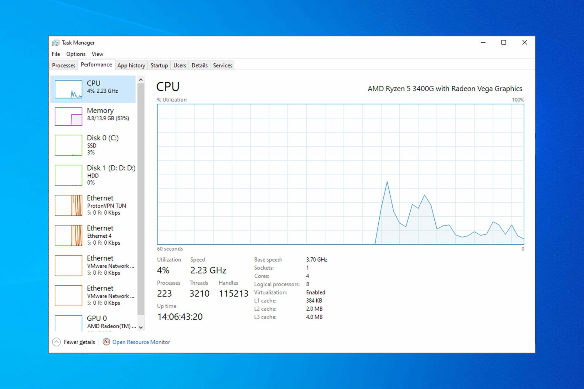 cpu gpu temp and usage monitor