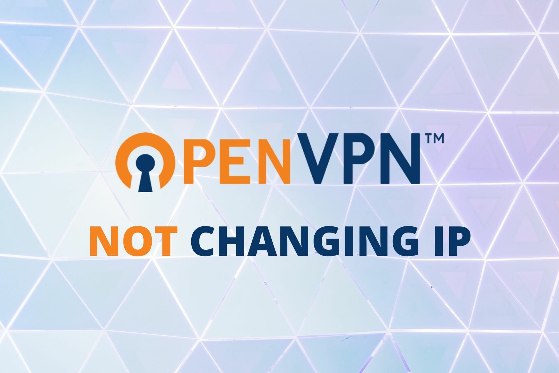 OpenVPN not changing IP