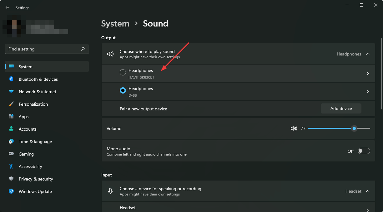 going speaker settings windows 11