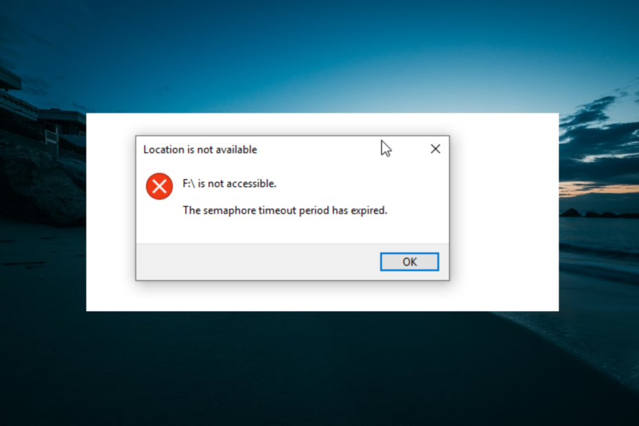 The Semaphore Timeout Period has Expired: Why & How to Fix