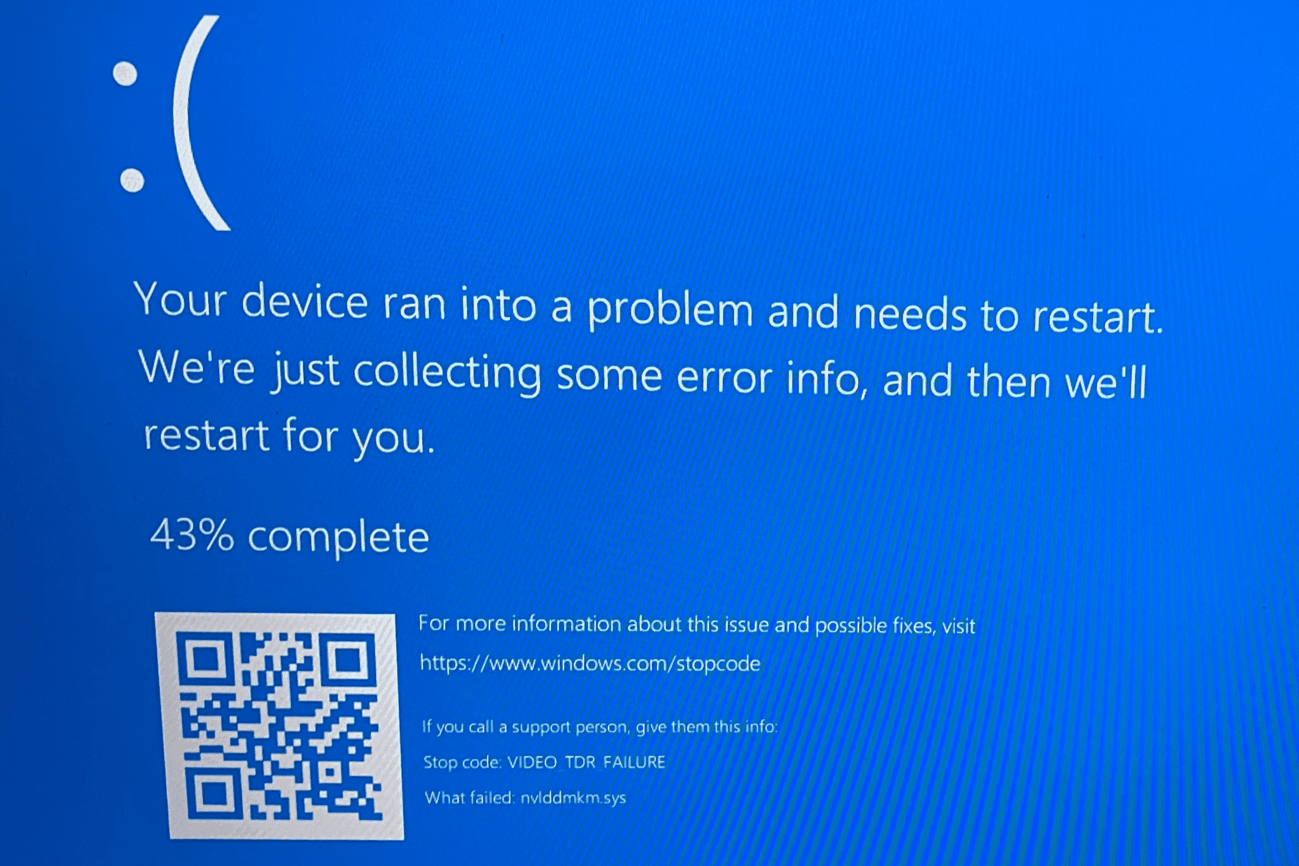 エラーを修正する Windows 11 の video_tdr_failure