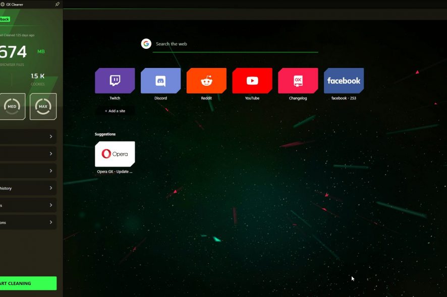 latest version of opera gx