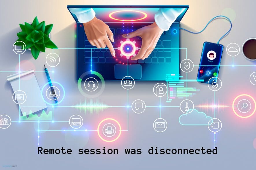 Disconnected remote session