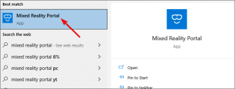 microsoft mixed reality portal windows 10
