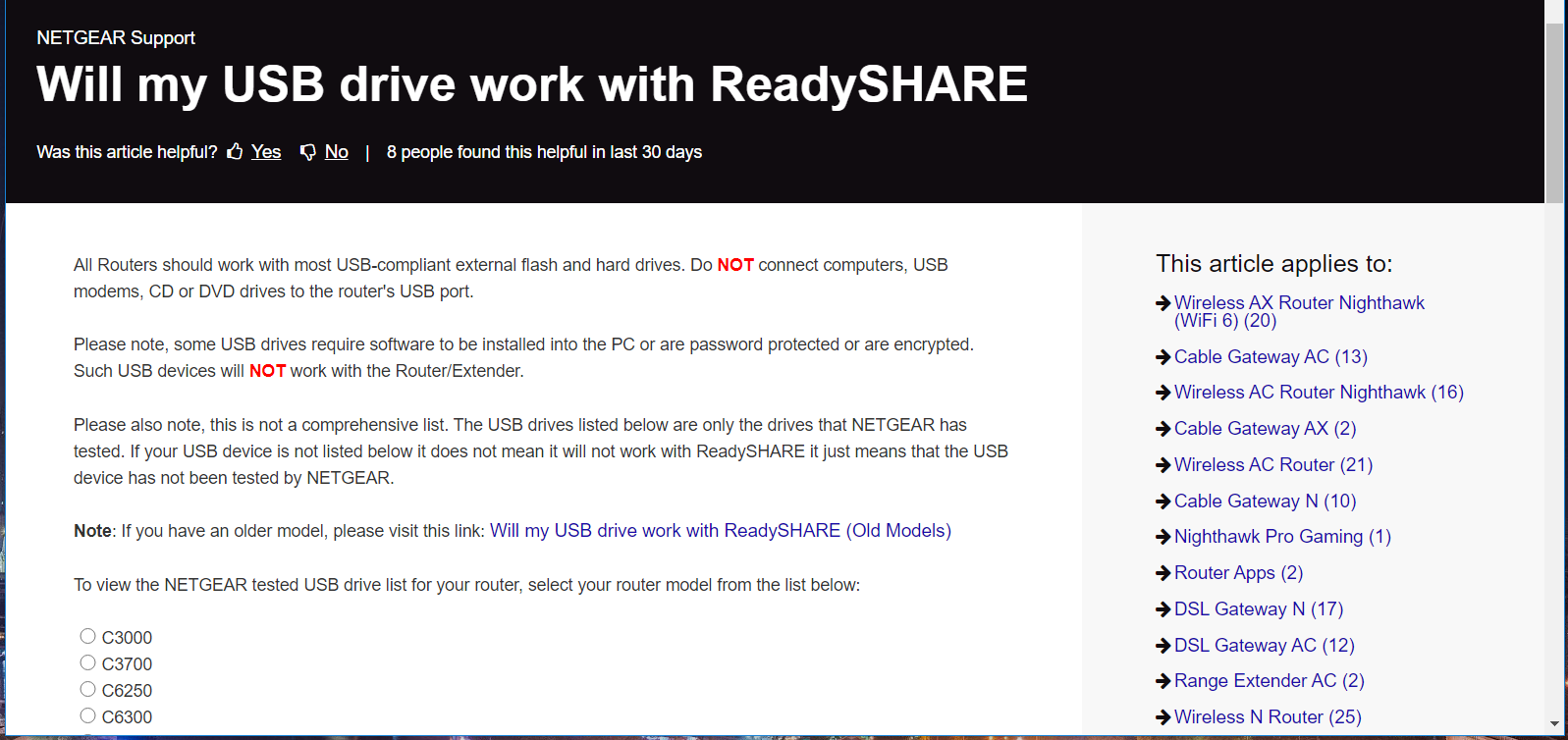 Netgear Readyshare page windows cannot access readyshare