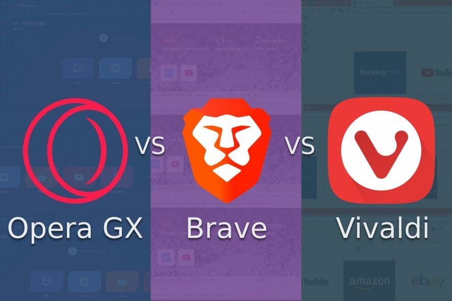 opera gx vs brave vs vivaldi