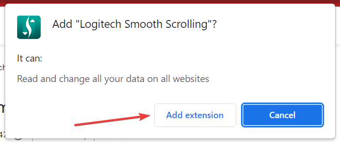Add extension to fix scroll wheel not working in chrome