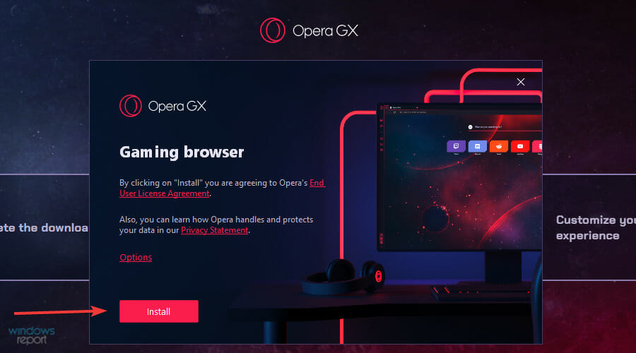 iF Design - Opera GX - Gaming browser