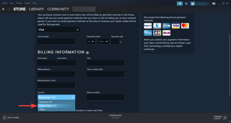 setting up a vpn to get cheap steam games