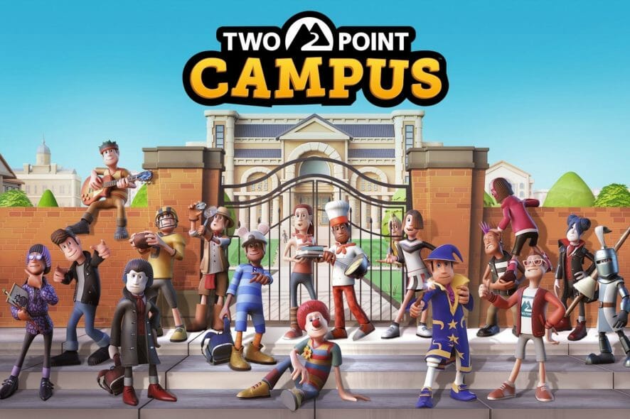 Two Point Campus game