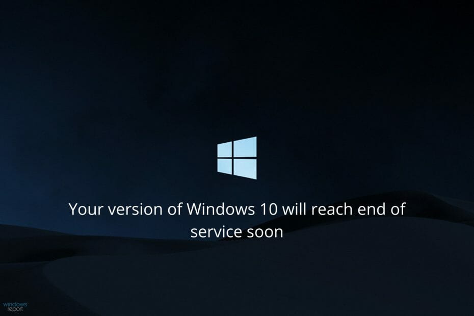 Fix: Your Version Of Windows 10 Will Reach End Of Service