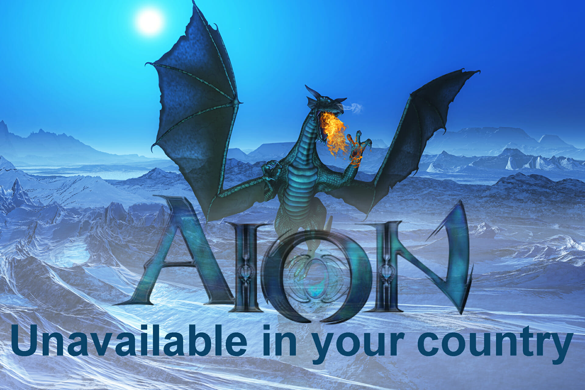 This program is unavailable in your country aion что делать