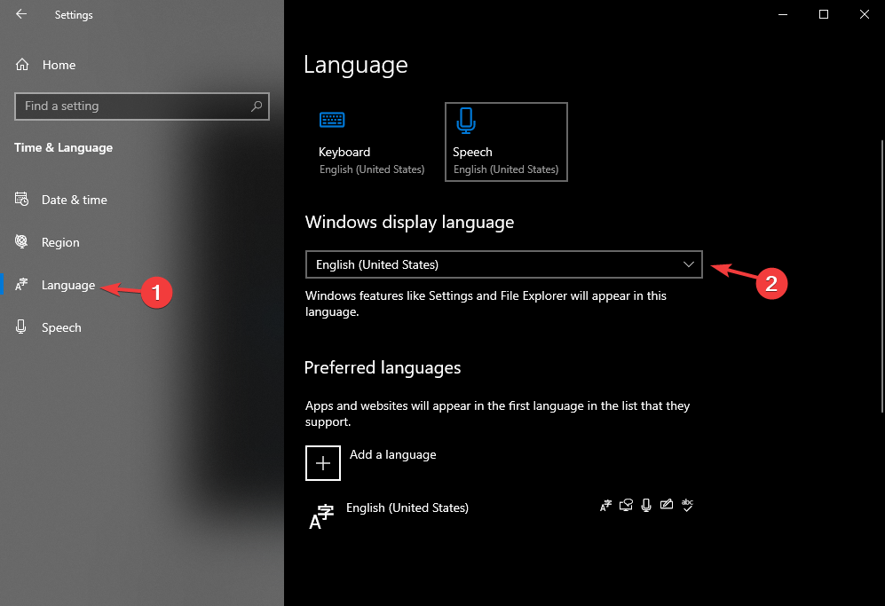 How to change language settings in Windows 11