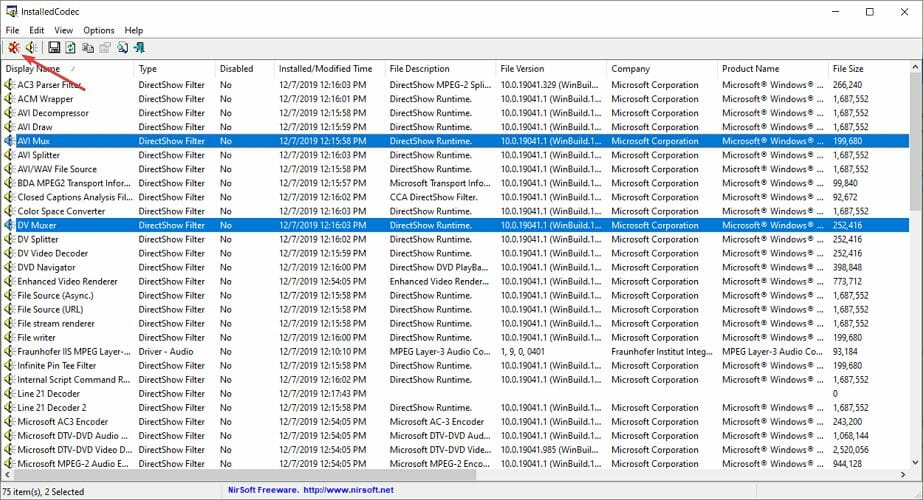 microsoft mpeg 2 decoder windows 10