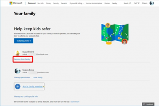 how do i change my child microsoft account to an adult account