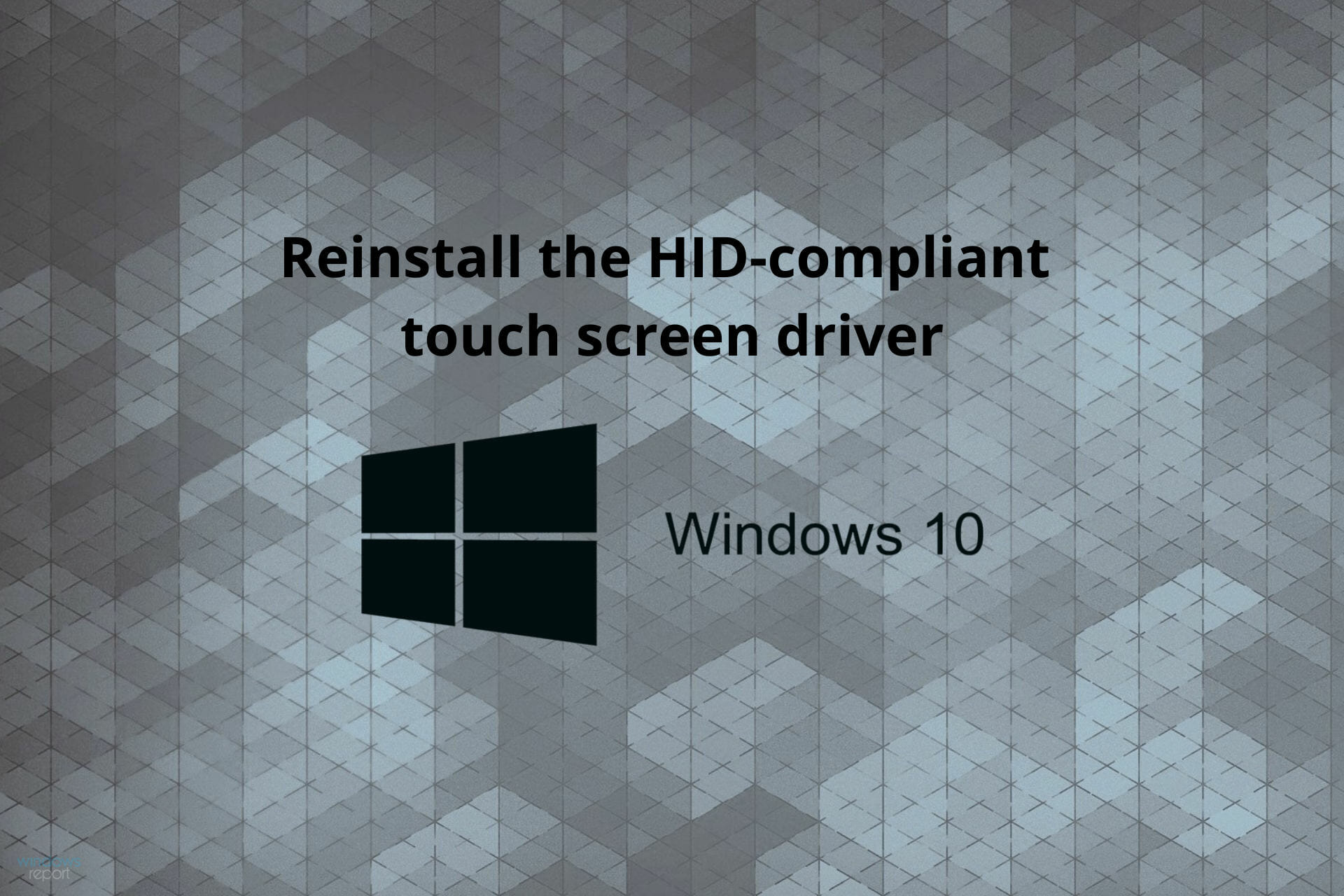 hid compliant touch screen driver download hp
