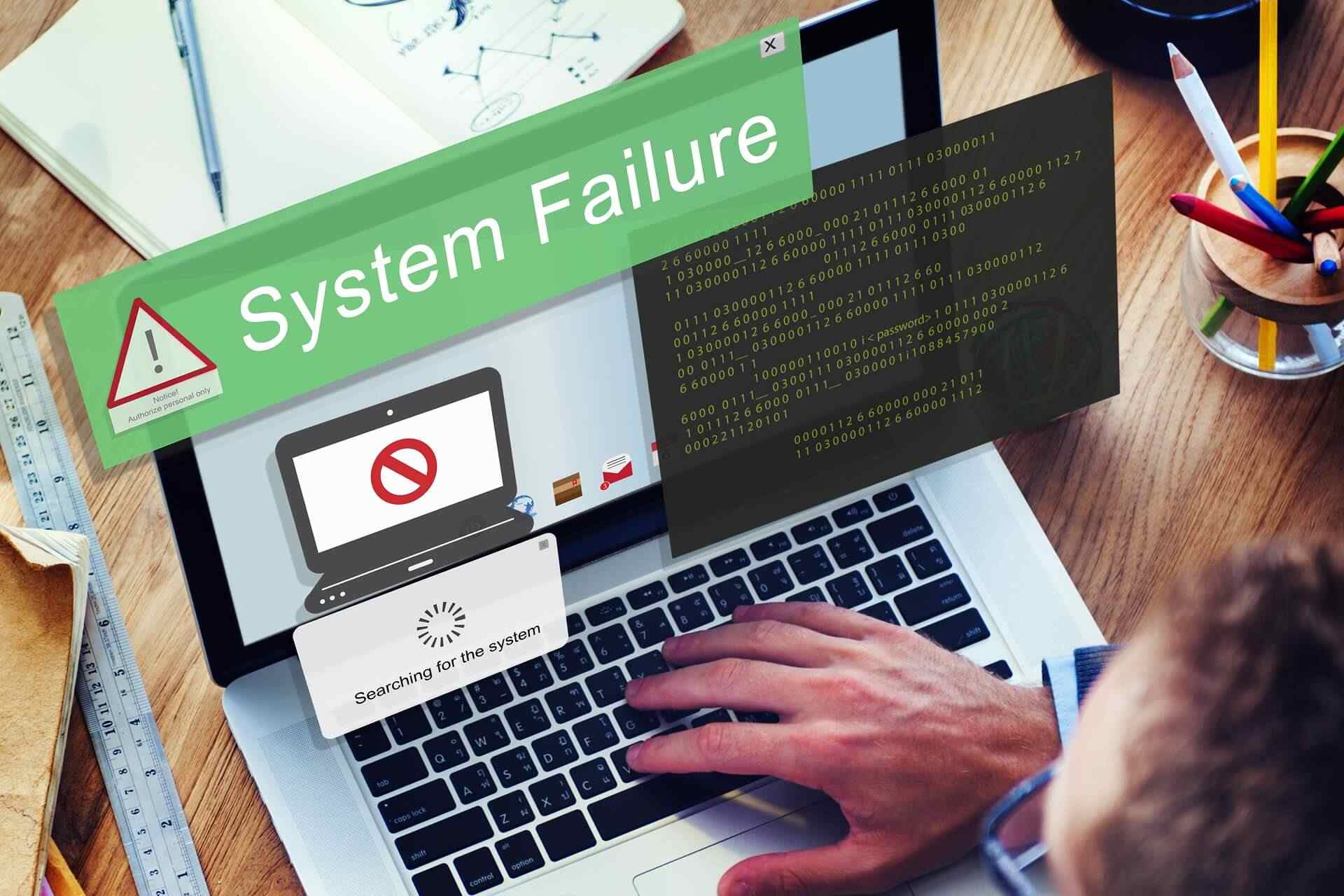 fix Fatal System Error