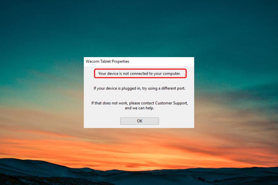 Wacom Driver Wont Install on Windows 10: 5 Confirmed Fixes