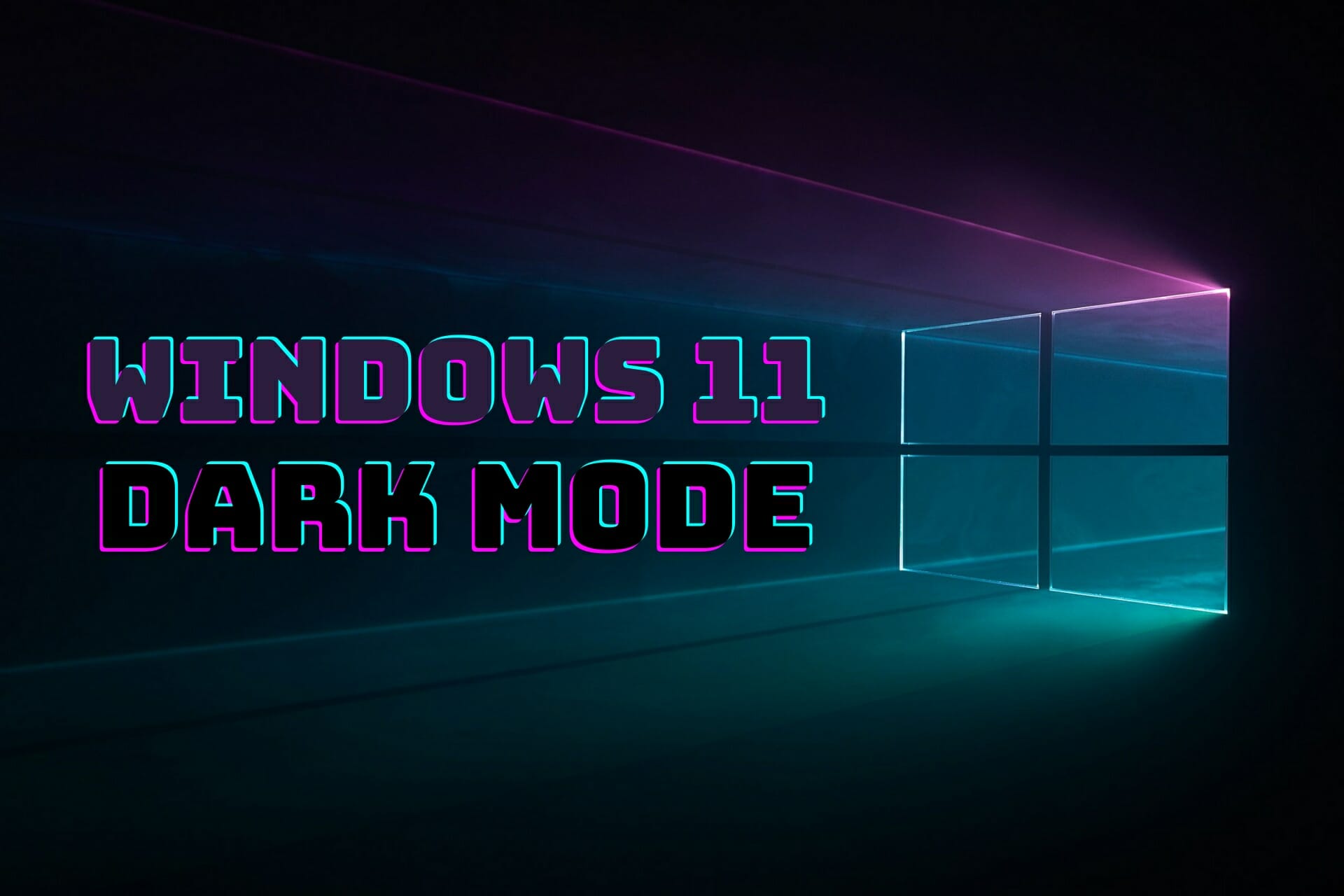 windows 11 dark mode