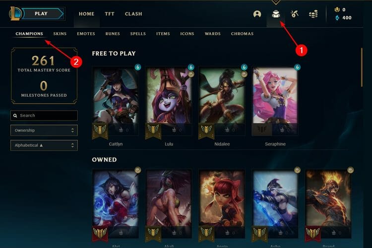 You can choose the next League of Legends skin