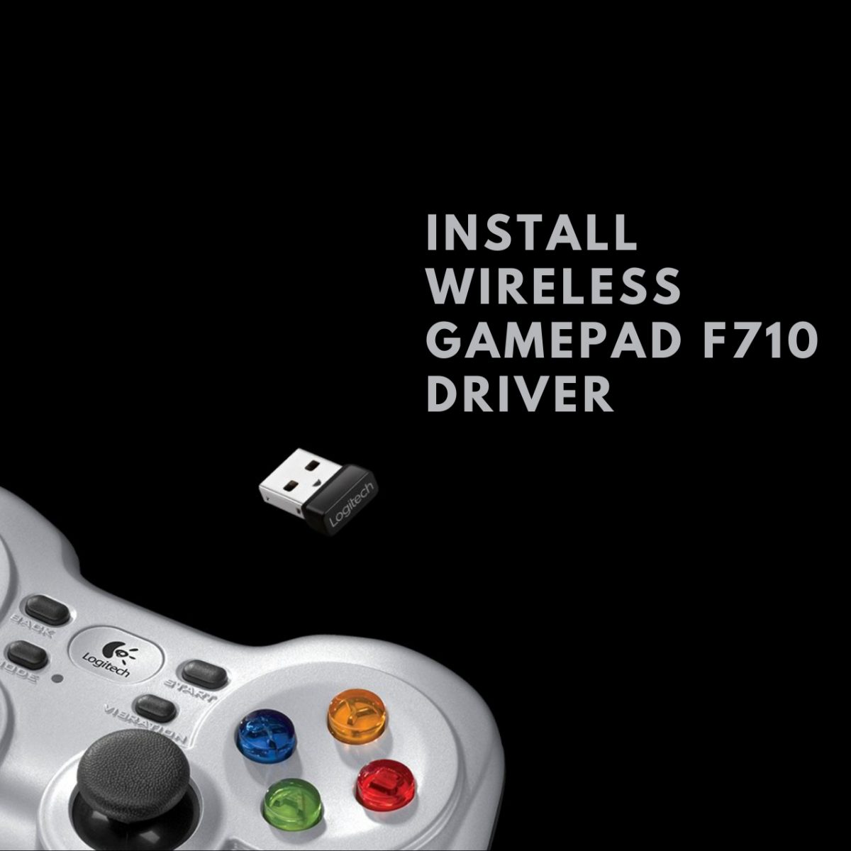 How easily install wireless gamepad driver