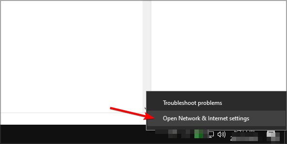  open network and internet settings your connection is not private windows 10