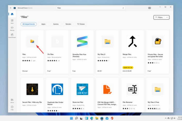 ファイル - Microsoft Store