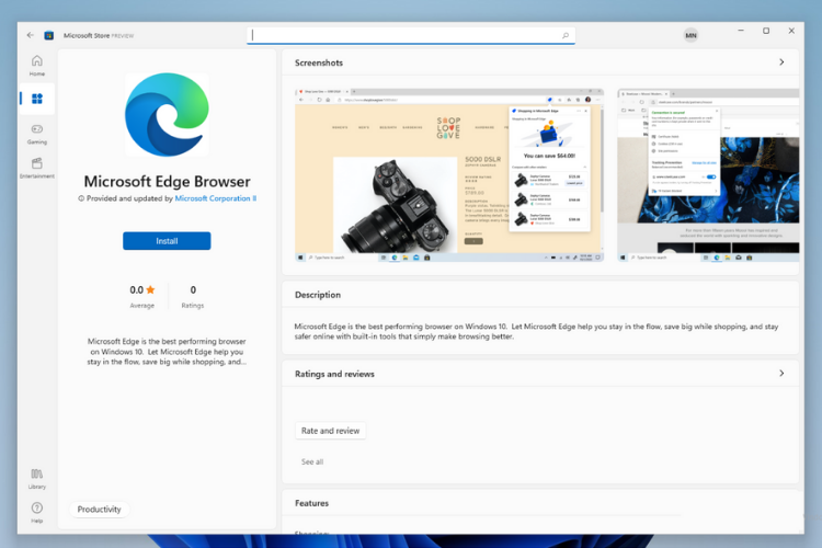 Microsoft Edge browser - Microsoft Store