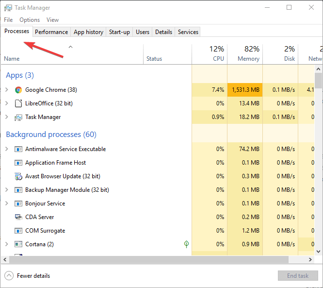 Many Background Processes on Your Windows PC