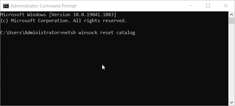 netsch winsock reset command can't set opera as default browser