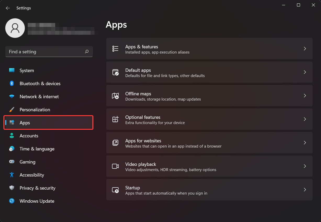 settings app windows 11